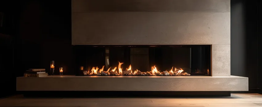 Gas Fireplace Ember Bed Design Services in Germantown, Tennessee