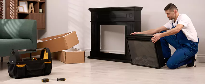Old Rusted Metal Fireplace Repair And Replacement in Germantown, TN